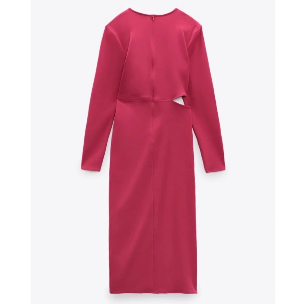 ZARA KNOTTED DRESS WITH CUT OUT 🔥 NWT - Picture 6 of 10